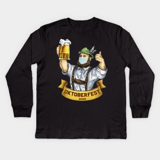 Oktoberfest 2020 Pandemic Edition Kids Long Sleeve T-Shirt